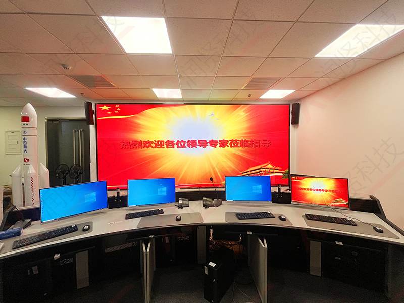 中國(guó)某航天航空室內(nèi)高清P1.2LED顯示屏